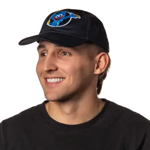 Poppy Playtime Hat Huggy Raised Embroidery Adjustable Dad Hat Cap for Men and Women