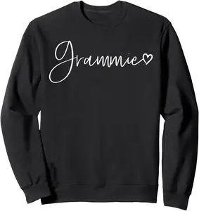 Grammie Gifts For Women Grandma Heart Mother's Day Grammie Sweatshirt