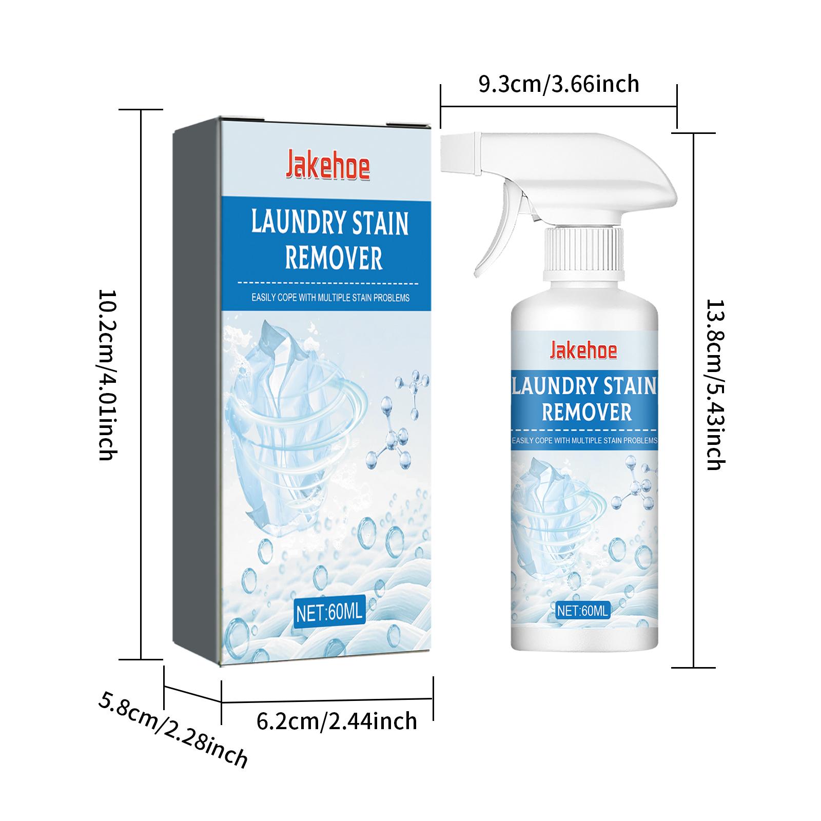 Jakehoe Clothing Cleaner - Cleans Clothes, Removes Stains, Tough Stains, Oil Stains, Yellowing, Dry Cleaning Agent