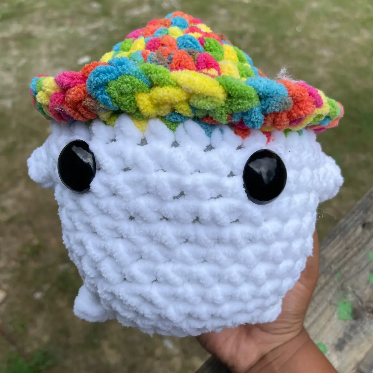 jumbo Crochet mushroom