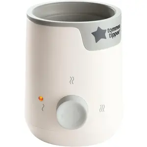 Bottle Warmer, Warms Breast Milk and Formula Bottles to Body Temperature in Minutes, Automatic Timer, One-Dial Operation, White