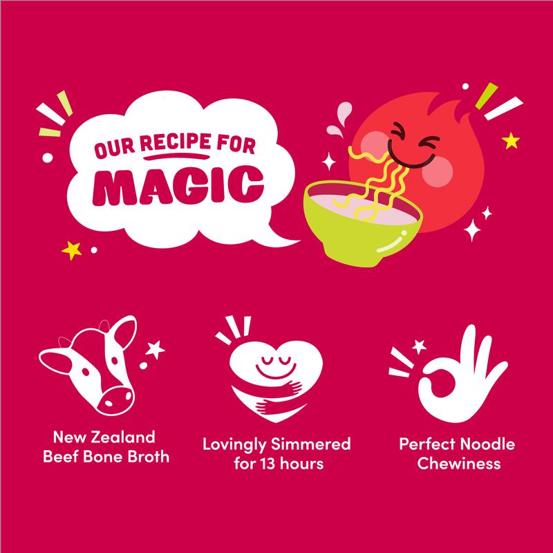 OTOKI Jin Ramen Spicy Flavor, Authentic Korean Instant Noodles, Savory & Rich Gourmet Ramen 4.23oz x 4 Pack