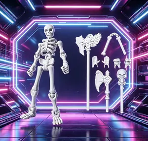Poseable Skeleton Figure StatueDlY Building Kit for Creativity & Stress Relief!