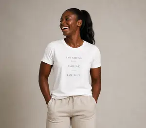 I am Light Crew Neck Short Sleeve Tee