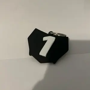 Mini Motocutz Custom Number Keychain