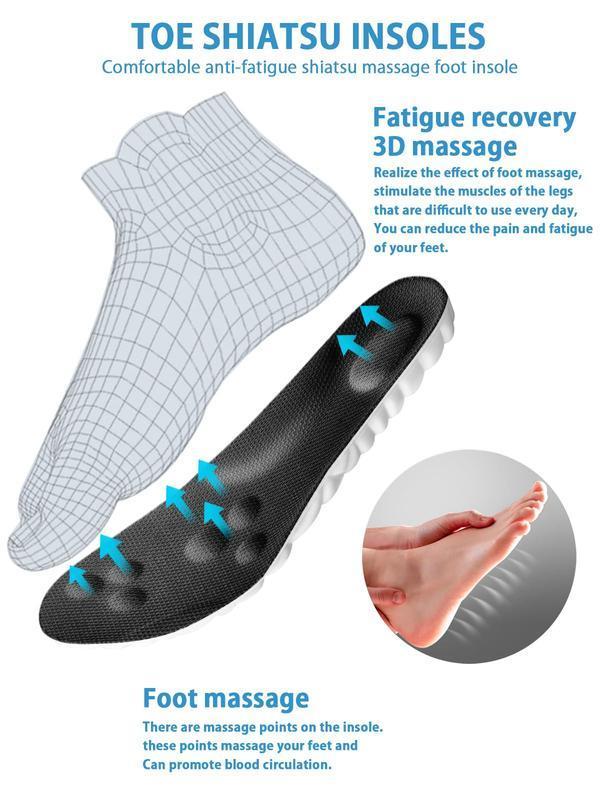 4D Cloud Soft Insoles – Anti-Fatigue Shock Absorbing Inserts for Daily Walking & Standing