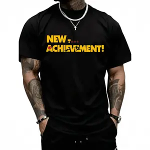 New Achievement Dungeon Crawler Carl Shirt LitRPG Tee Fantasy &amp; Science Fiction Book Lover Gift BookTok for Readers Donut Fan for Bookish Fans Grey Black Casual Tops for Men Women T-Shirts Novelty Graphic T Shirt funny tshirt Undershirts Tees