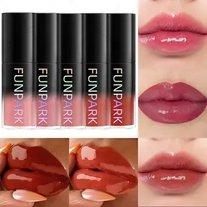 5/6pcs Sweet Glass lip High Pigment Gloss, Lip Balm Set, Dewy Daily Makeup Moisturizing Lipstick, Non-Sticky, Long-Lasting,Glossy Lipstick, 1 Count Moisturizing Lipstick, Plumping Lip Oil Lip Stick for Girls & Women, Lip Cosmetic, Makeup Lip Gloss