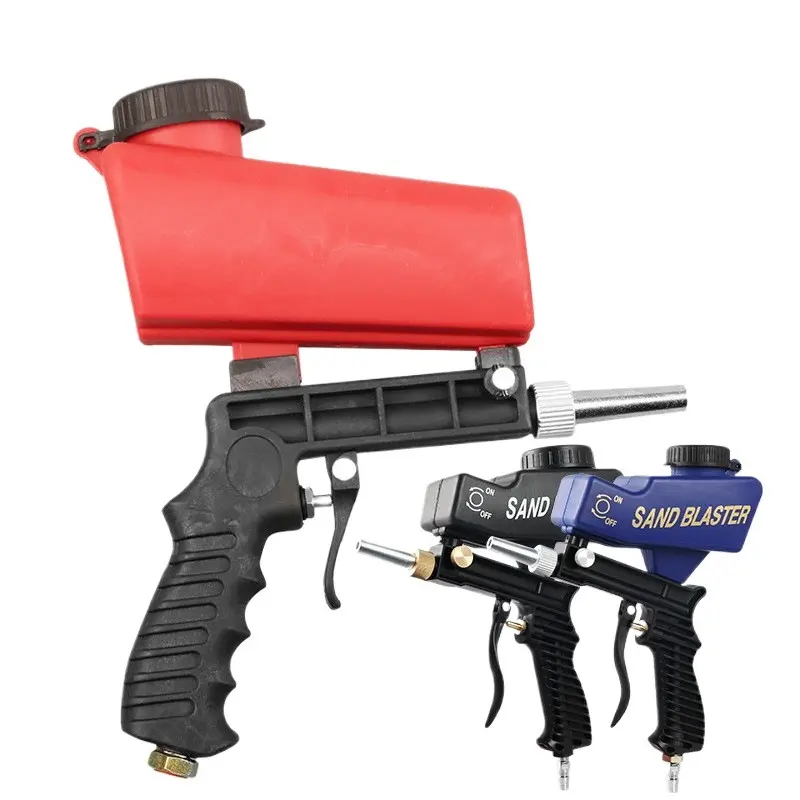 Plastic Heavy-Duty Handheld Small Air Blast Paint Sprayer, Portable Power Tool Accessory for Airbrushing Kits & Spray Finishing