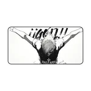 Michael Kaiser Bastard München Mousepad - Blue Lock Anime Desk Mat, Large Extended Gaming Pad, Manga Sports Decor for Gamers