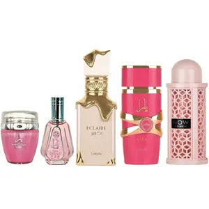 ECLAIR + YARA (women) Hand and Body Lotion + Yara Spray Perfume + NOW WOMEN +Yara Candy 3.4oz/100ml - Fragrance Gift Bundle