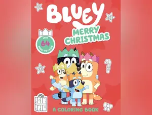 Bluey: Merry Christmas: A Coloring Book