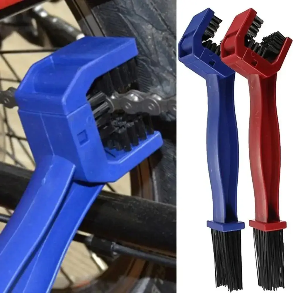 3pcs Motorcycle Chain Brush, Bicycle Cleaning Brush, Electric Vehicle Tools Brush