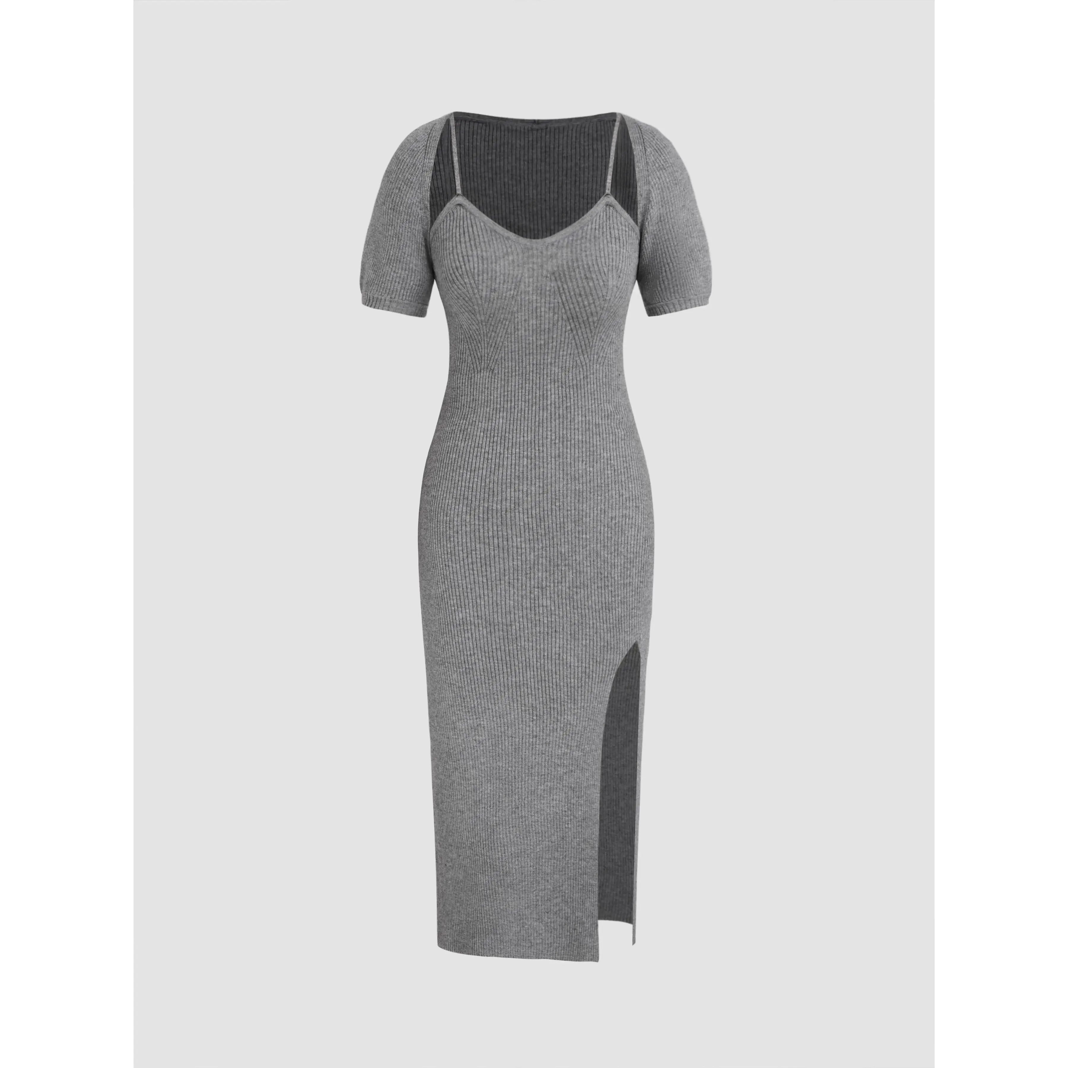 flattering knit dresses HOT SHIFT PINK KNIT DRESS SMALL main image 0