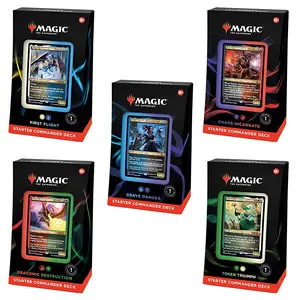 Magic: The Gathering Starter Commander Deck Bundle – Includes All 5 Decks