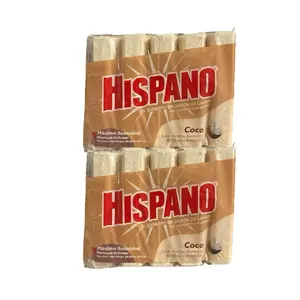 Hispano Con Aceite Natural With Coconut Oil - 2 Pack - (10 Bars Soap Total) Cleanser Body Care Comfort Body Wash