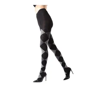 Memoi Argyle Sweater Tights