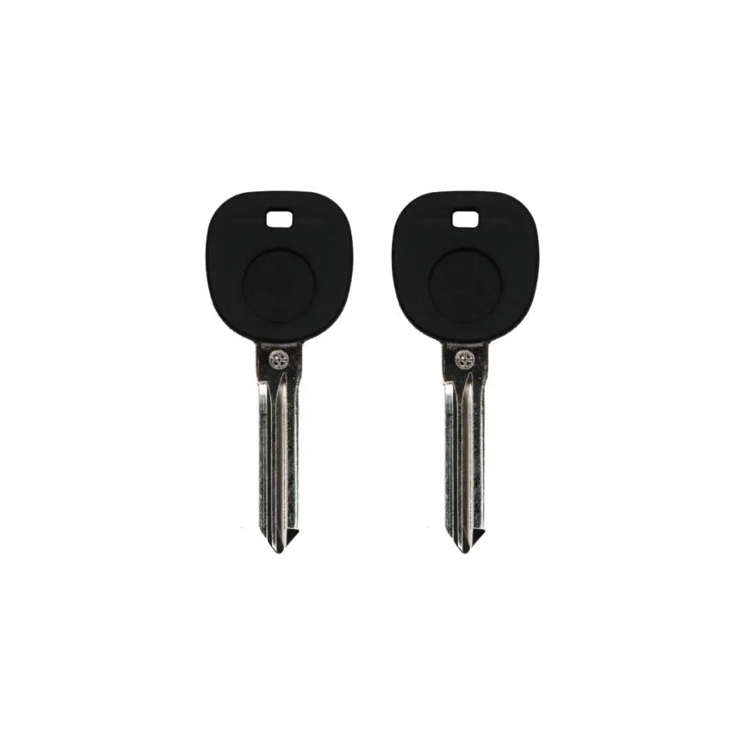 Keys 4 Less Replacement Transponder Ignition Car Key for Silverado 2007 Part Number 23372322 Chip ID 46 (Circle+) Pack of 2