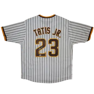 Fernando Tatis Jr. Autographed San Diego (White Pinstripe #23) Custom Jersey - Beckett