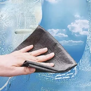 5 pieces of magic cloth seamless glass cloth, special watermark brush cloth mirror cleaning utensils, gray glass towel