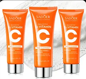 5X Vitamin C Face Cleanser - Brightening Face Wash with Niacinamide, Deep Clean Gentle & Refresh for Radiant, Healthy-Looking Skin,3.52 oz