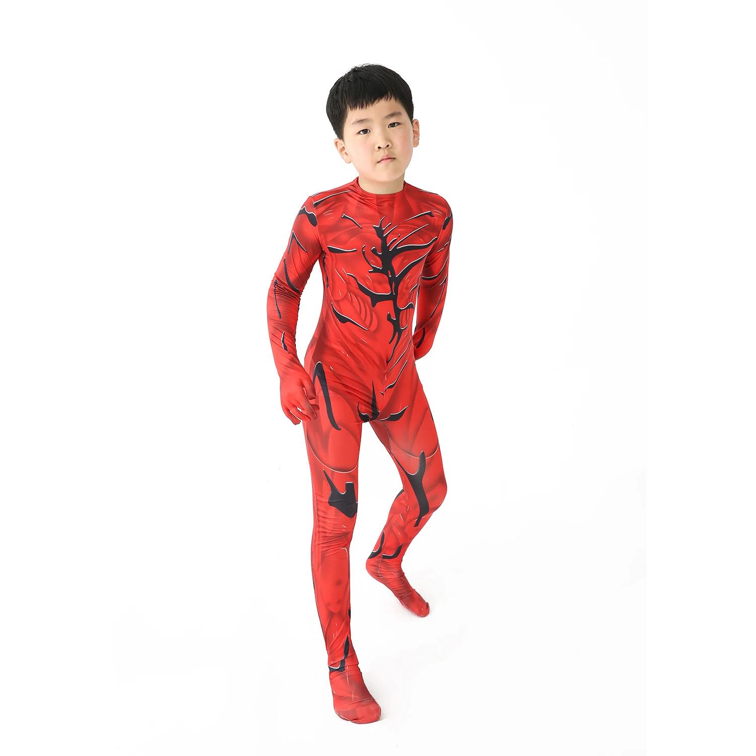 Kids Superhero Cosplay Costume Bodysuit Halloween Party Jumpsuit Outfit