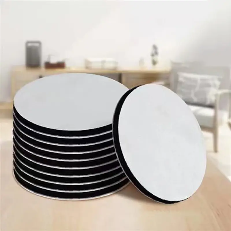 10pc/20pc/50pc/100pcs Soft Magnet Stickers Back Adhesive Round Rubber Magnets Magnetic Item Fridge Accessories, Durable Refrigerator Decorations Magnets With Adhesive Backing, Circle Magnets