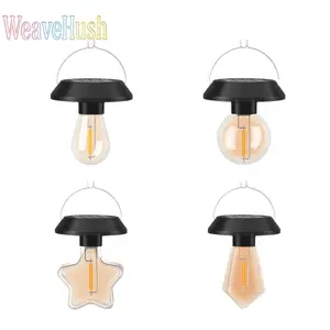 Solar Powered Garden Hanging Chandelier, Outdoor Waterproof Tree Night Light, Ambient Balcony Lamp, Portable Camping Lantern, Decorative Solar Lights for Patio, Yard & Outdoor Camping