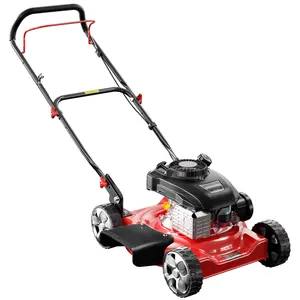 Gas Powered Push Lawnmower, 20-Inch Cutting Deck, 144cc 4-Stroke Engine, 2-in-1 Function (Side Discharge/Mulching), Lightweight for Small Yards Under 1/4 Acre