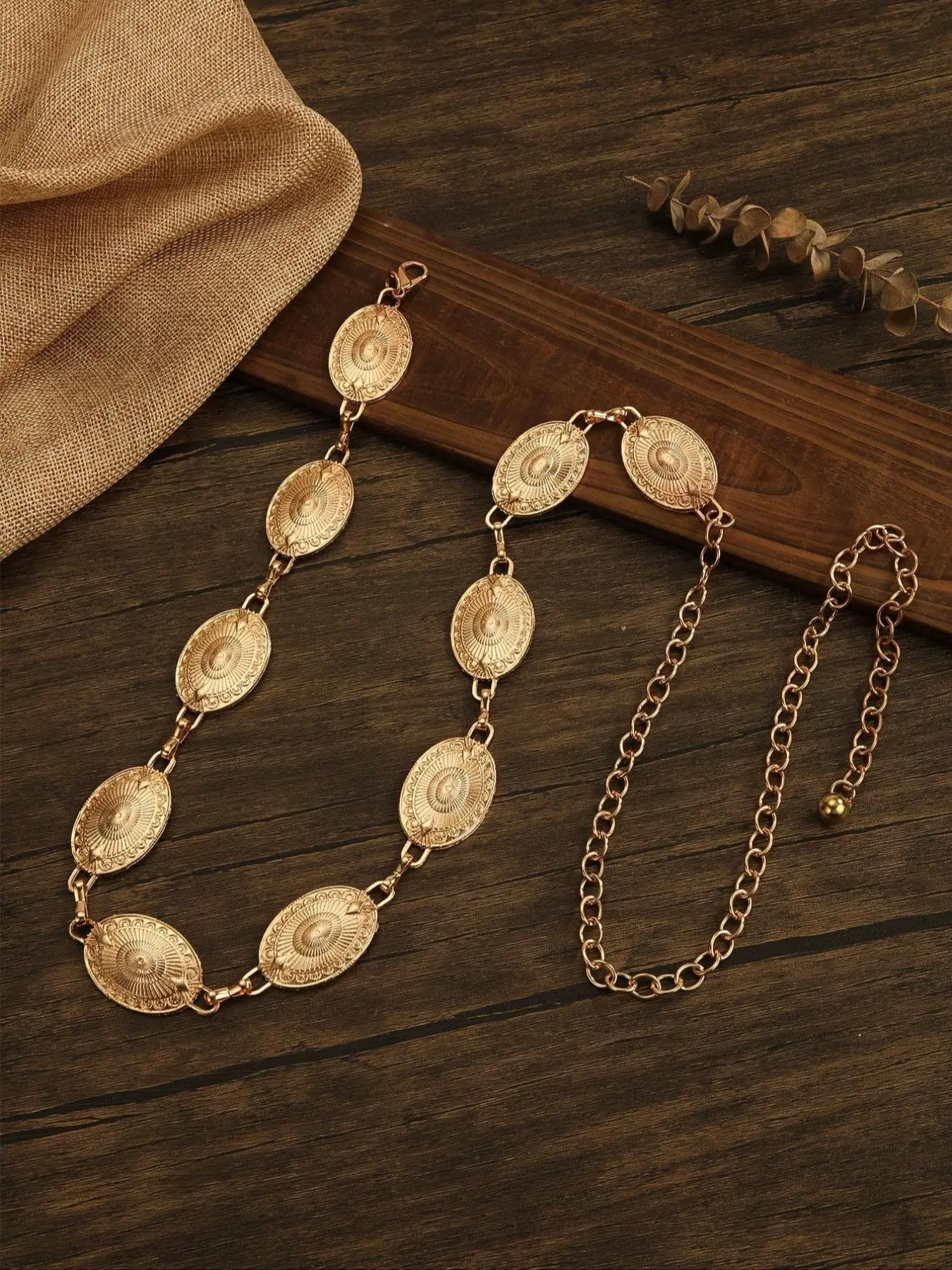 Handmade Boho Mirror Chain Belt Festival Chic Party Unique Artisan Handmade Indian Mirror Belt Jewelry Gold Embroidered Mirror  main image 3