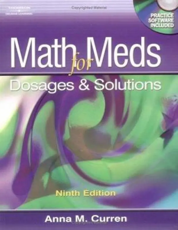 USED-Math for Meds: Dosage and Solutions by Anna M. Curren (Paperback)