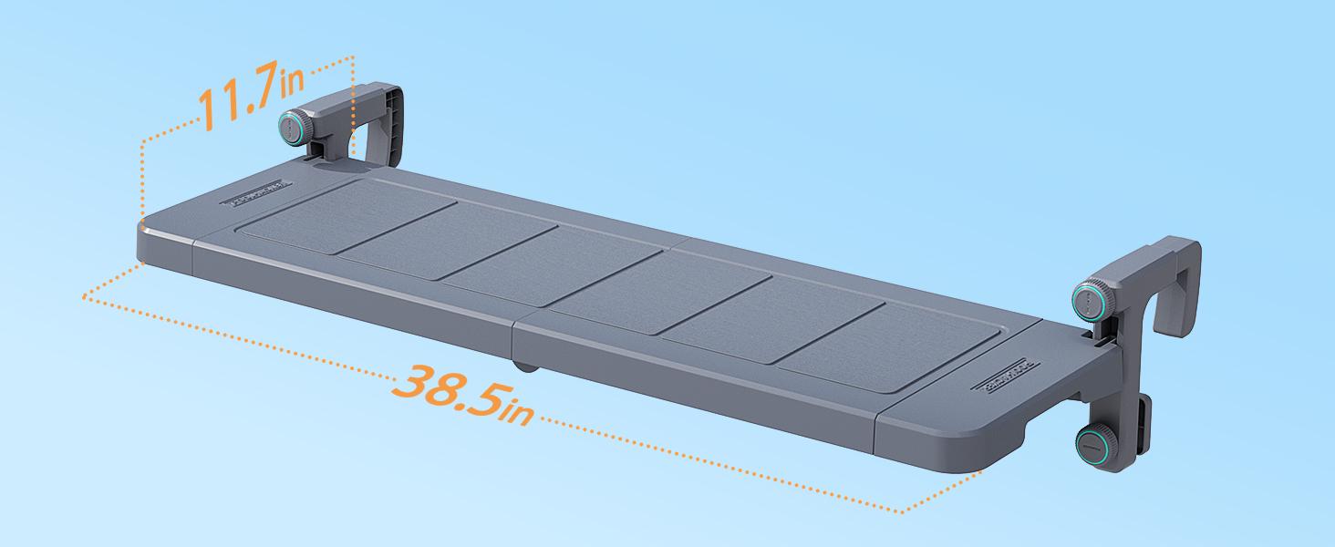 Poolside Bar, Swim Up Bar Exclusively for Above-Ground【Round & Oval 】 Pools. Patio Poolside Table Smart Fold Easy Maintenance, Weather Resistant Stable Tabletop