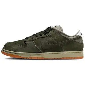 Nike Dunk SB Low-Top Skate Shoes for Men and Women in Olive Green - Versatile, Comfortable, and Durable Trending Shoes, House White Official Shoes to Get / Maison Mihara