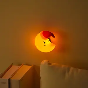 Star Moon Cloud Silicone Night Light Magnetic Suction Tap Light Rechargeable Table Lamp Bedside Sleep Companion Light Mini New Model