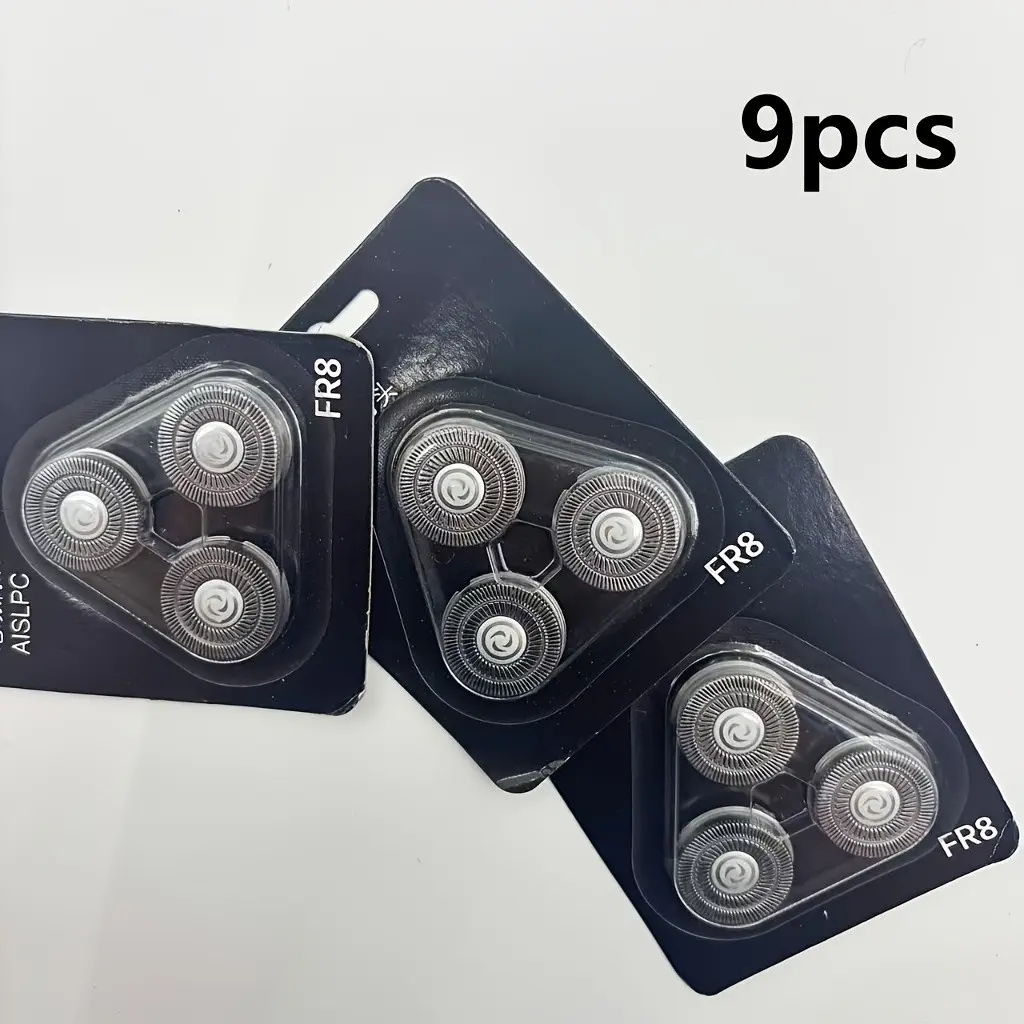 9-Pack Electric Razor Replacement Blades, Shaver Attachments, Replacement Shaver Head, Compatible with Philips & Feike Models, Ideal Gift for Father Husband Boyfriend, Trimmer Shaver
