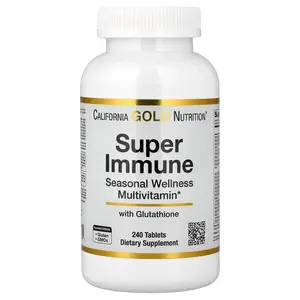 California Gold Nutrition Super Immune, Seasonal Wellness Multivitamin, 240 Tablets