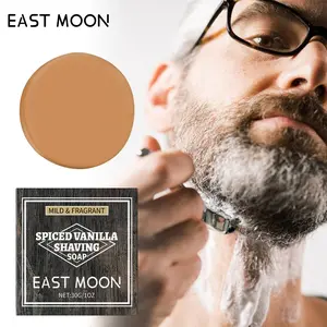 East Moon Vanilla Shaving Soap - Rich Lather, Smooth Glide for Men