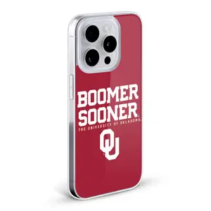 Head Case Designs University of Oklahoma OU The University of Oklahoma Boomer Sooner Soft Gel Case for Apple iPhone 11 Pro Max & MagSafe