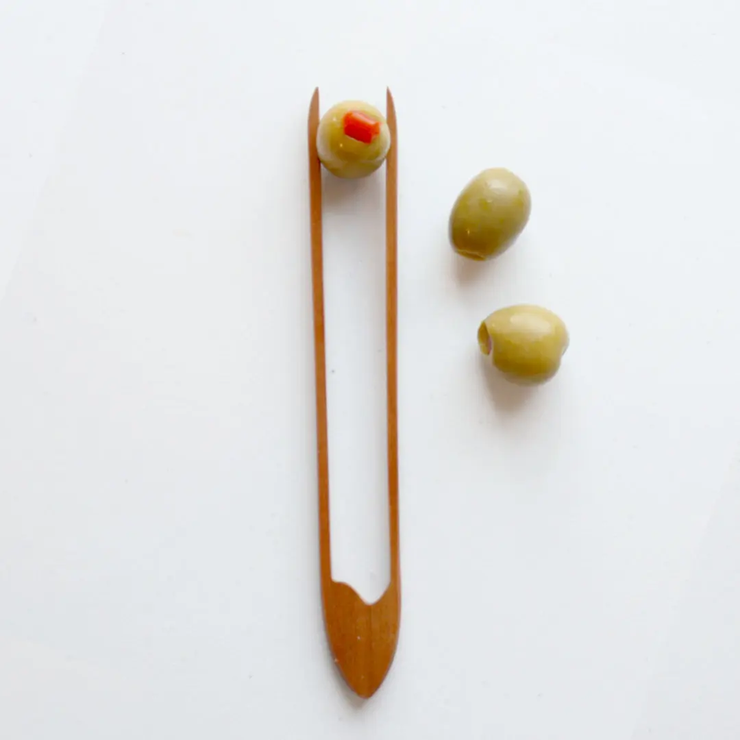 Handmade Wooden Olive Tongs Handmade Wooden Olive Tongs
