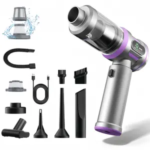 High-Power Wireless Handheld Vacuum Cleaner, 25000Pa Vacuum Cleaner and Air Gun,  Equipped with 3 Filters and Multiple Nozzles,6000 mAh, Outdoor Gear