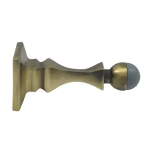 Deltana  3.5 in. Baseboard Door Bumper- Antique