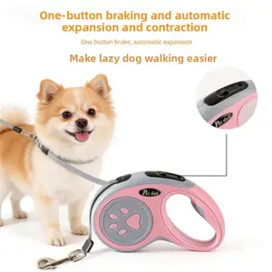 Pet Automatic Retractable Leash Dog Puller Outdoor Walking Rope Dog Chain Pet Supplies, Medium Size, No Ca Prop 65 Warning