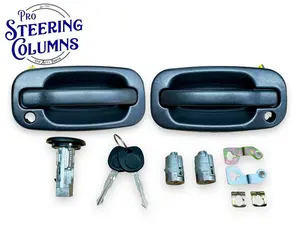 2001-2006 Silverado Sierra Tahoe Avalanche Ignition Lock Cylinder & Door Handle Set Repair Kit