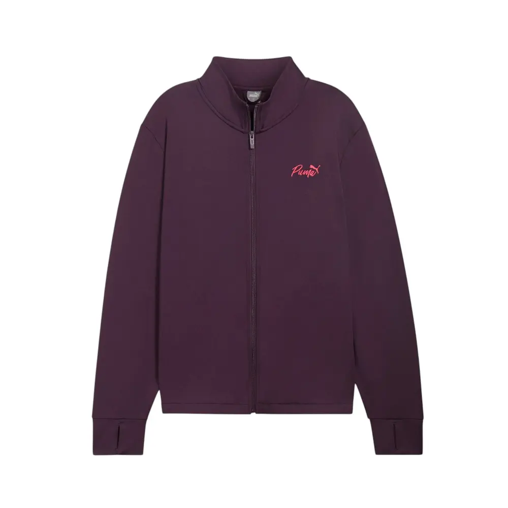 PUMA Womens Live In Stretch Jacket Jacket Plus Athletic Outerwear Casual - Purple