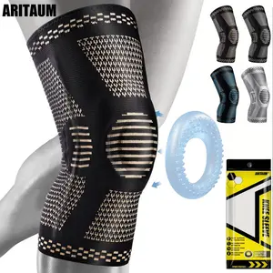 ARITAUM Knee Brace for Women & Men,  Knee Support with Patella Pad, Knee Compression Sleeve for Knee Protection, Meniscus Tear, ACL, Joint Pain, Runner, Workout - FSA/HSA Eligible