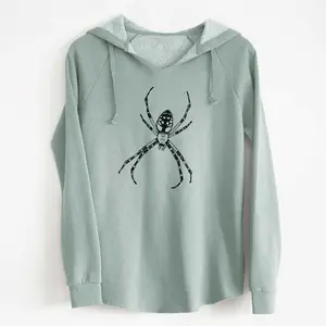 Argiope aurantia - Yellow Garden Spider - Cali Wave Hooded Sweatshirt