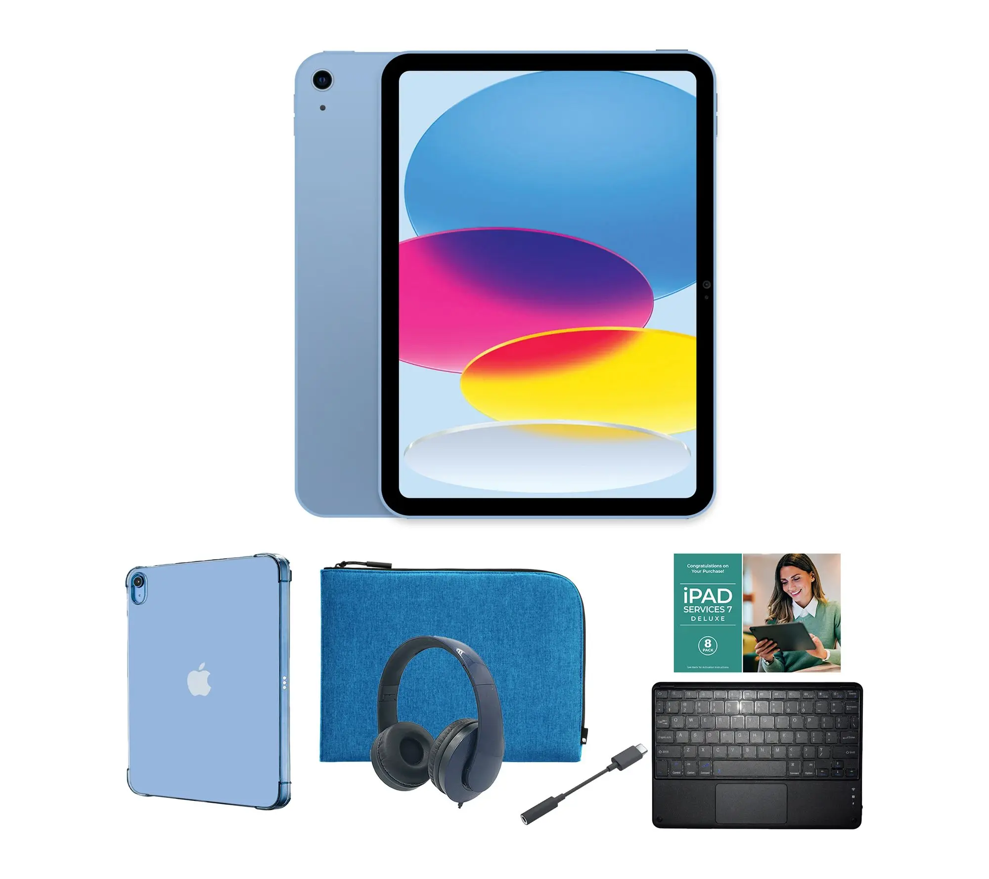 Apple iPad 11" 11th Gen 512GB w/ TPU Case, Keyboard & Accessories