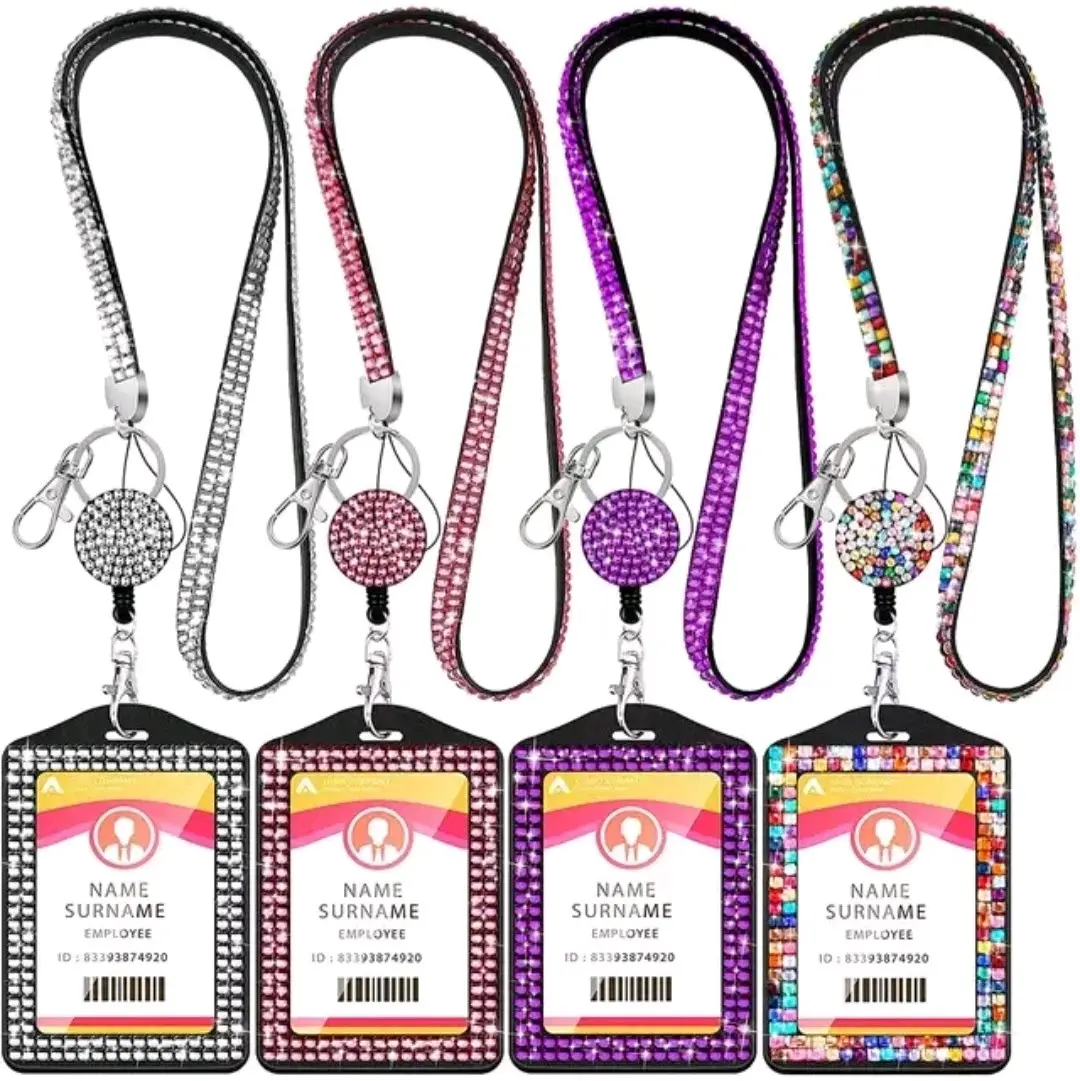 Bling Retractable Badge/ID Holders
