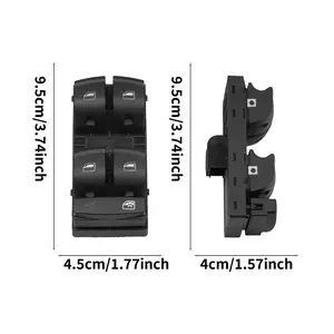 Replacement Glass Lift Switch Assembly for Audi C6 A6l A3 A6 Q7, Electric Window Control Unit, Car Accessories, High Value Repair Part