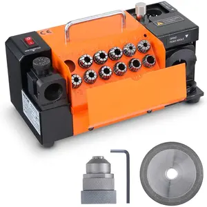 VEVOR Drill Bits Sharpener, MR-13A Drill Bits Grinder Sharpener 3-13mm, 95° to 135° Point Angle Adjustable Drill Bit Re-Sharpener, Portable Bits Sharpening Machine with 11 Collets, CBN Wheel for HSS